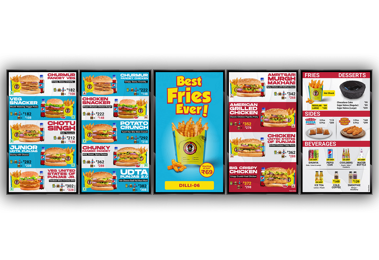 BS STORE MENU